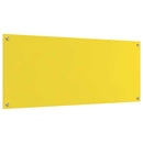 vidaXL Konyhai splashback 2 pcs Sárga 120 x 50 cm edzett üveg