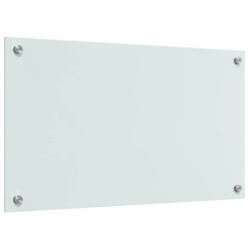 vidaXL Konyhai splashback 2 pcs Fehér 70 x 40 x 0.8 cm edzett üveg