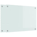 vidaXL Konyhai splashback 2 pcs Fehér 70 x 50 cm edzett üveg