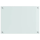 vidaXL Konyhai splashback 2 pcs Fehér 70 x 50 cm edzett üveg