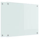 vidaXL Konyhai splashback 2 pcs Fehér 70 x 60 cm edzett üveg