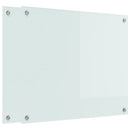 vidaXL Konyhai hátfal 2 pcs Fehér 70 x 60 cm edzett üveg