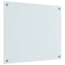 vidaXL Konyhai splashback 2 pcs Fehér 70 x 60 cm edzett üveg