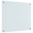 vidaXL Konyhai hátfal 2 pcs Fehér 70 x 60 cm edzett üveg