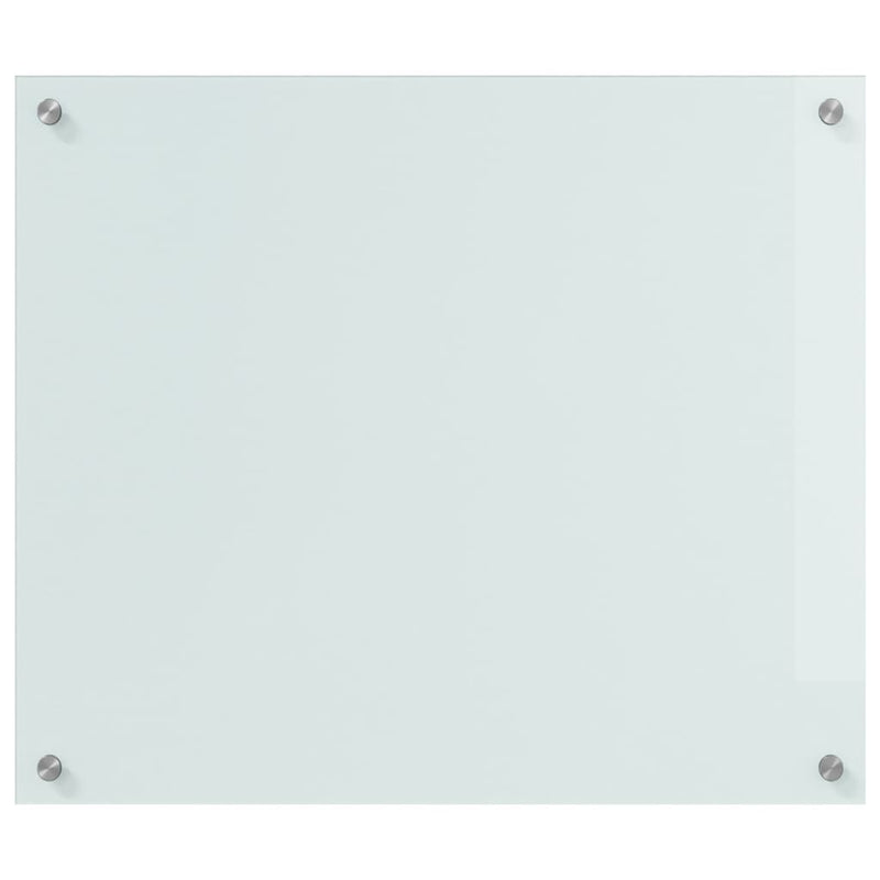 vidaXL Konyhai splashback Fehér 70 x 60 x 0.8 cm edzett üveg