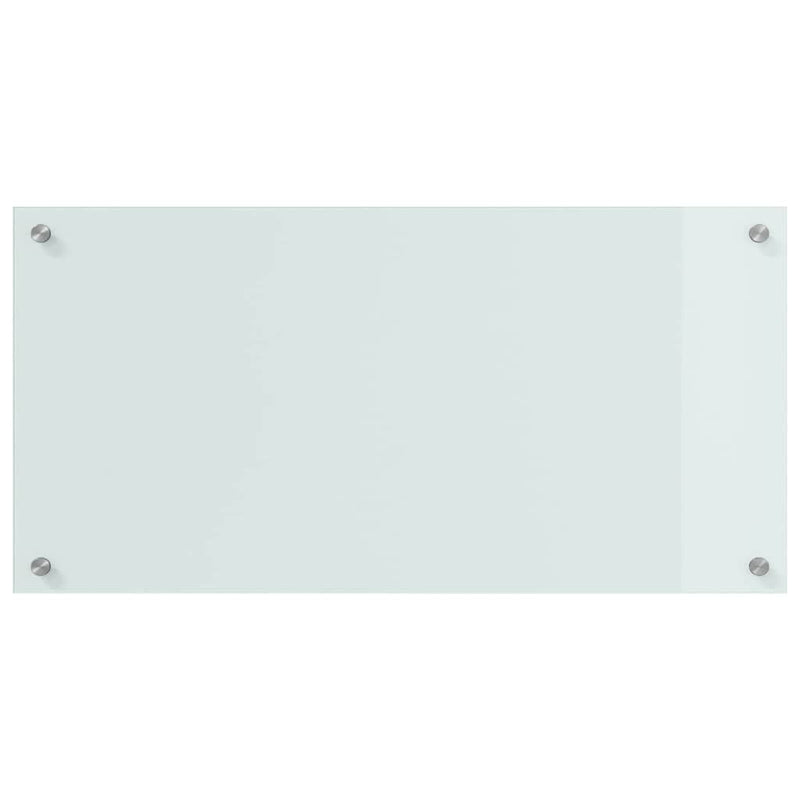vidaXL Konyhai splashback Fehér 80 x 40 x 0.8 cm edzett üveg