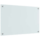 vidaXL Konyhai splashback 2 pcs Fehér 80 x 50 cm edzett üveg
