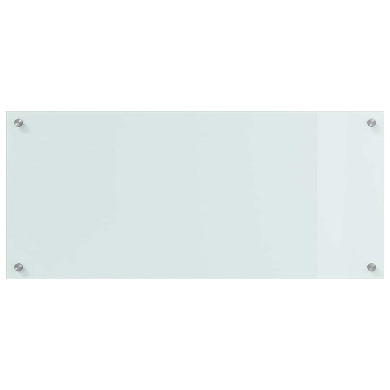vidaXL Konyhai splashback Fehér 90 x 40 x 0.8 cm edzett üveg