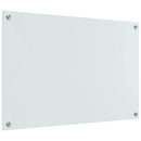 vidaXL Konyhai splashback 2 pcs Fehér 90 x 60 cm edzett üveg