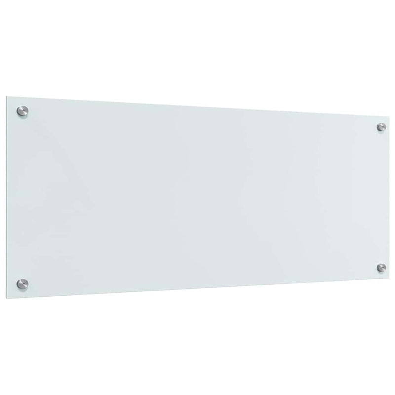 vidaXL Konyhai splashback Fehér 100 x 40 x 0.8 cm edzett üveg