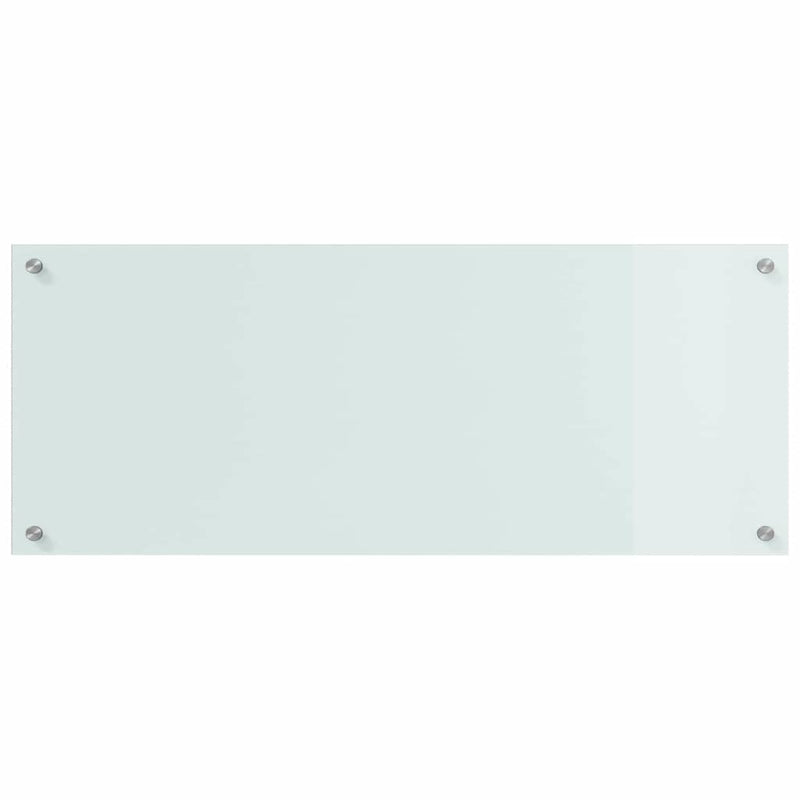 vidaXL Konyhai splashback Fehér 100 x 40 x 0.8 cm edzett üveg