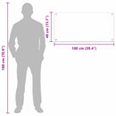 vidaXL Konyhai splashback 2 pcs Fehér 100 x 40 cm edzett üveg