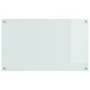 vidaXL Konyhai splashback 2 pcs Fehér 100 x 60 cm edzett üveg