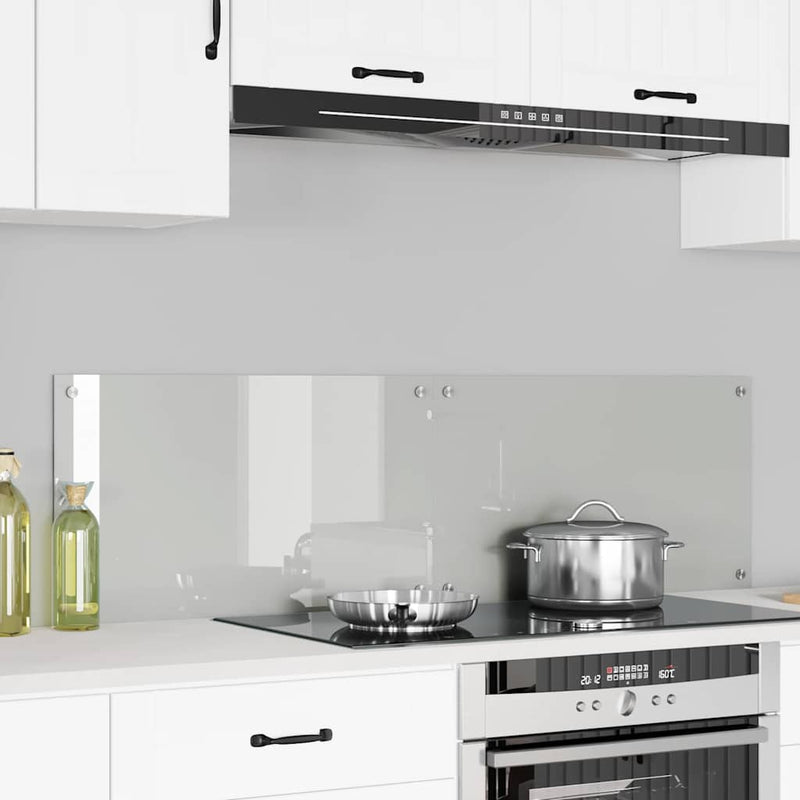 vidaXL Konyhai splashback Átlátszó 70 x 40 x 0.8 cm edzett üveg