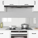 vidaXL Konyhai splashback 2 pcs Átlátszó 70 x 40 cm edzett üveg