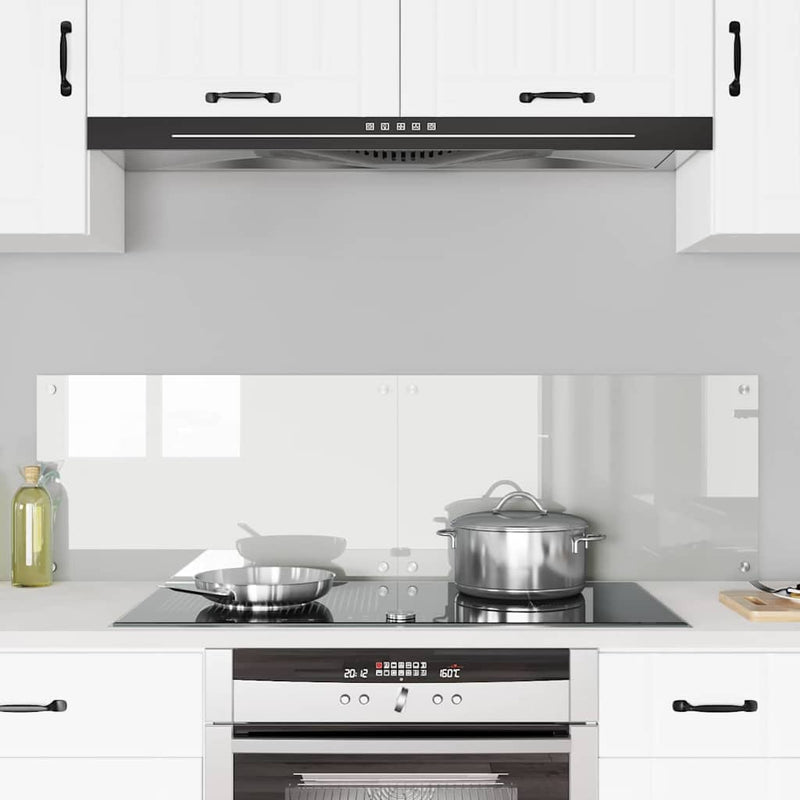 vidaXL Konyhai splashback Átlátszó 70 x 40 x 0.8 cm edzett üveg