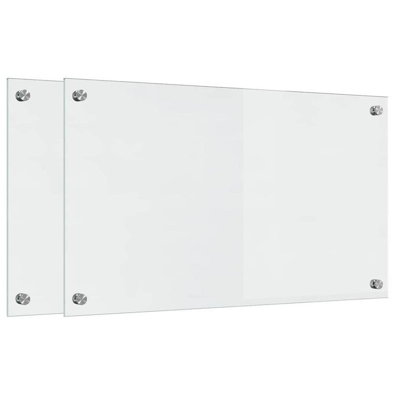 vidaXL Konyhai splashback Átlátszó 70 x 40 x 0.8 cm edzett üveg