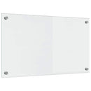 vidaXL Konyhai splashback 2 pcs Átlátszó 70 x 40 cm edzett üveg