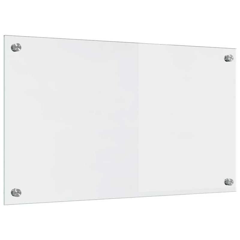 vidaXL Konyhai splashback Átlátszó 70 x 40 x 0.8 cm edzett üveg