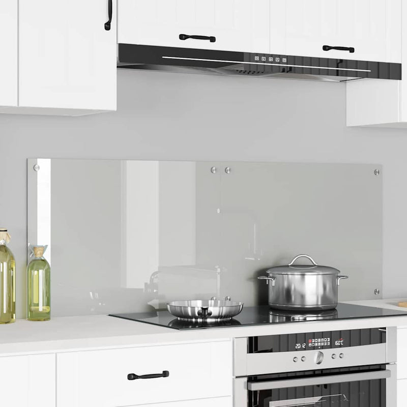 vidaXL Konyhai splashback Átlátszó 70 x 50 x 0,8 cm edzett üveg