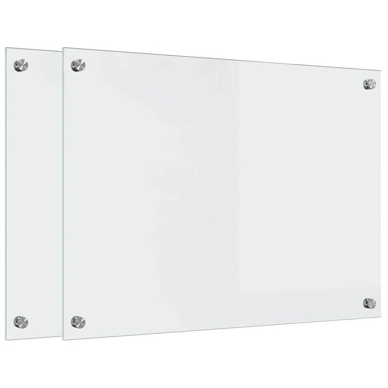 vidaXL Konyhai splashback Átlátszó 70 x 50 x 0,8 cm edzett üveg