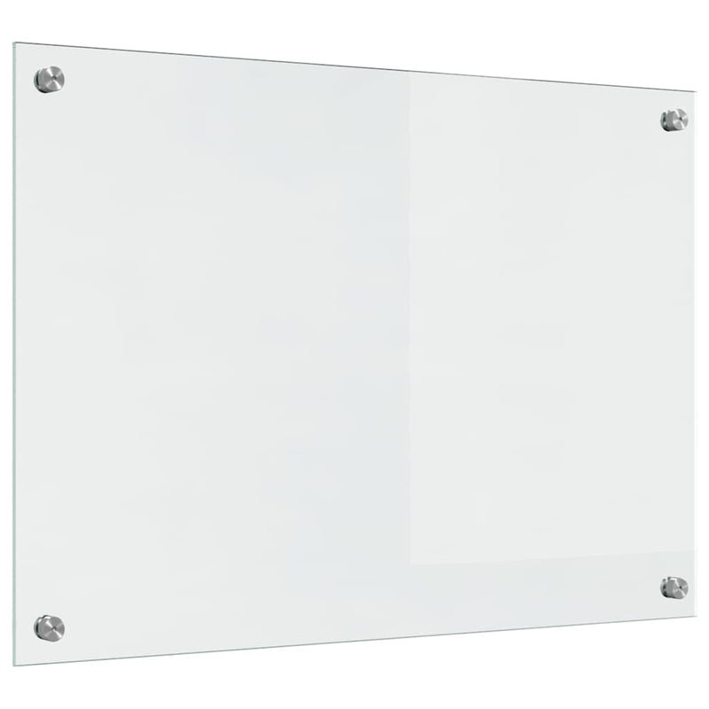 vidaXL Konyhai splashback Átlátszó 70 x 50 x 0,8 cm edzett üveg