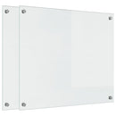 vidaXL Konyhai splashback 2 pcs Átlátszó 70 x 60 cm edzett üveg