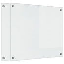 vidaXL Konyhai hátfal 2 pcs Átlátszó 70 x 60 cm edzett üveg