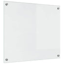 vidaXL Konyhai splashback 2 pcs Átlátszó 70 x 60 cm edzett üveg