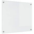 vidaXL Konyhai hátfal 2 pcs Átlátszó 70 x 60 cm edzett üveg