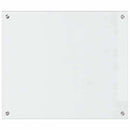 vidaXL Konyhai splashback 2 pcs Átlátszó 70 x 60 cm edzett üveg