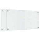 vidaXL Konyhai splashback 2 pcs Átlátszó 80 x 40 cm edzett üveg