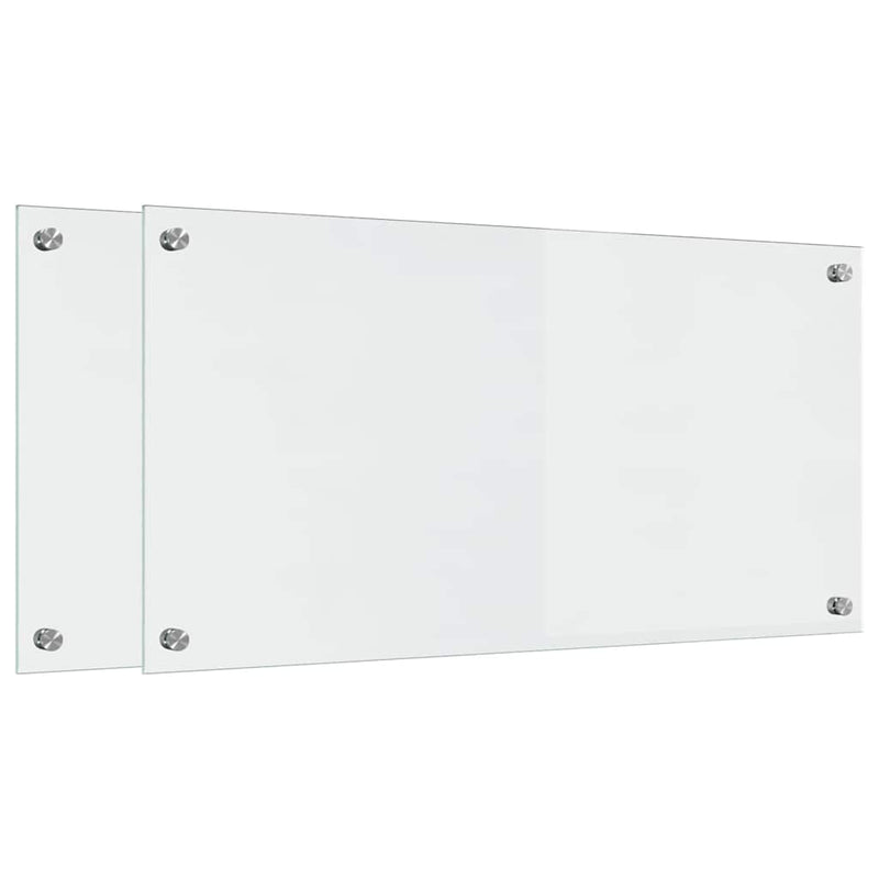 vidaXL Konyhai splashback Átlátszó 80 x 40 x 0.8 cm edzett üveg