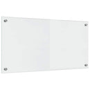 vidaXL Konyhai splashback 2 pcs Átlátszó 80 x 40 cm edzett üveg