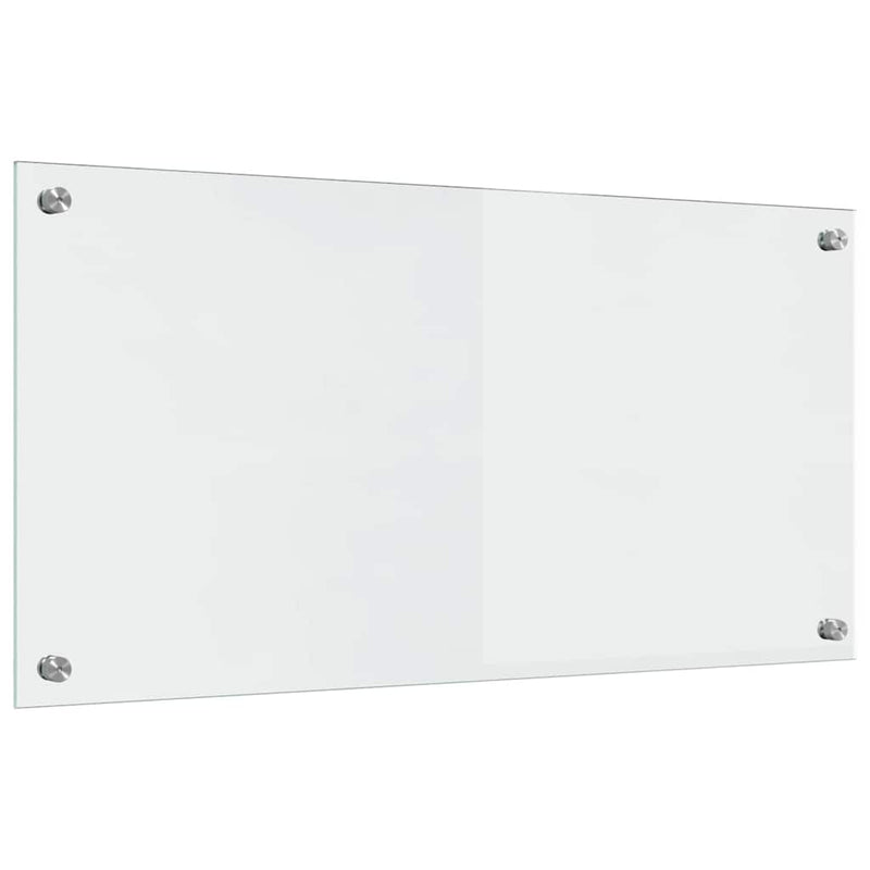 vidaXL Konyhai splashback Átlátszó 80 x 40 x 0.8 cm edzett üveg