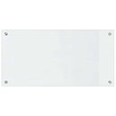 vidaXL Konyhai splashback 2 pcs Átlátszó 80 x 40 cm edzett üveg