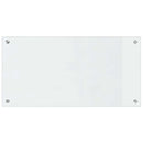 vidaXL Konyhai hátfal 2 pcs Átlátszó 80 x 40 cm edzett üveg