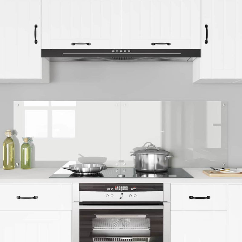 vidaXL Konyhai splashback Átlátszó 80 x 50 x 0.8 cm edzett üveg