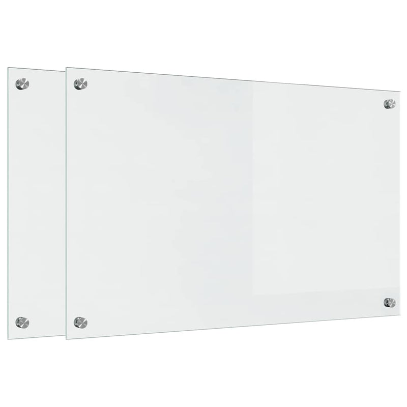 vidaXL Konyhai splashback Átlátszó 80 x 50 x 0.8 cm edzett üveg