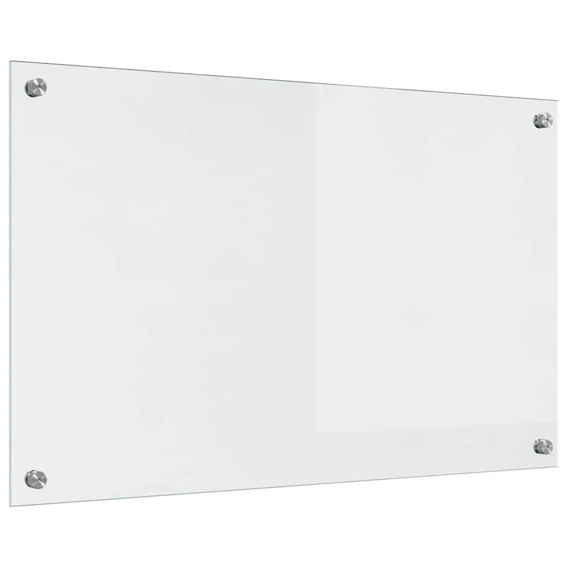 vidaXL Konyhai splashback Átlátszó 80 x 50 x 0.8 cm edzett üveg
