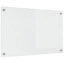 vidaXL Konyhai hátfal 2 pcs Átlátszó 80 x 50 cm edzett üveg