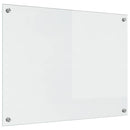 vidaXL Konyhai splashback 2 pcs Átlátszó 80 x 60 cm edzett üveg