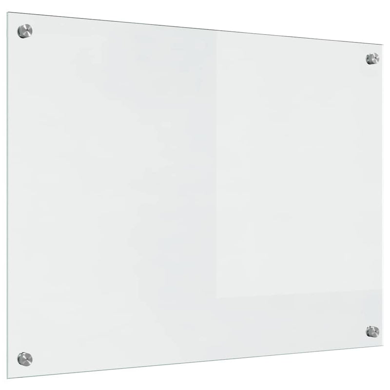 vidaXL Konyhai splashback Átlátszó 80 x 60 x 0.8 cm edzett üveg