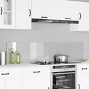 vidaXL Konyhai splashback 2 pcs Átlátszó 90 x 40 cm edzett üveg