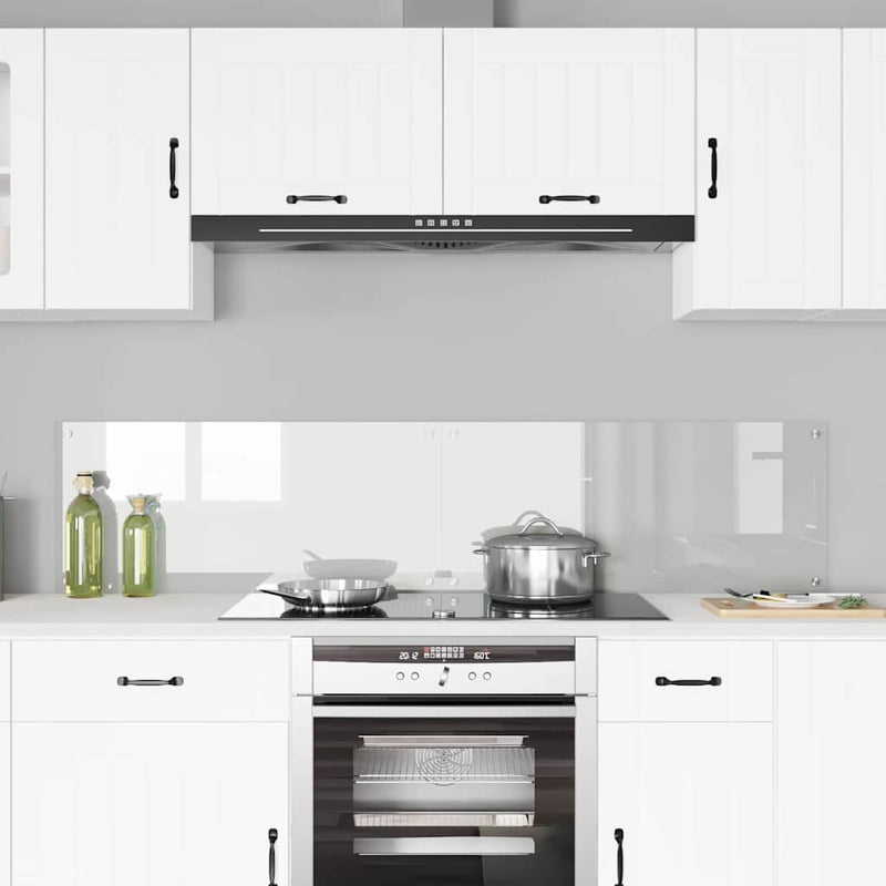vidaXL Konyhai splashback Átlátszó 90 x 40 x 0.8 cm edzett üveg