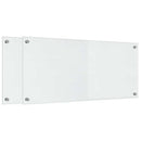 vidaXL Konyhai hátfal 2 pcs Átlátszó 90 x 40 cm edzett üveg