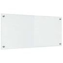 vidaXL Konyhai splashback 2 pcs Átlátszó 90 x 40 cm edzett üveg