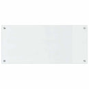 vidaXL Konyhai splashback 2 pcs Átlátszó 90 x 40 cm edzett üveg