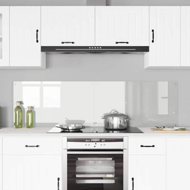 vidaXL Konyhai splashback Átlátszó 90 x 50 x 0.8 cm edzett üveg