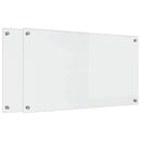 vidaXL Konyhai hátfal 2 pcs Átlátszó 90 x 50 cm edzett üveg